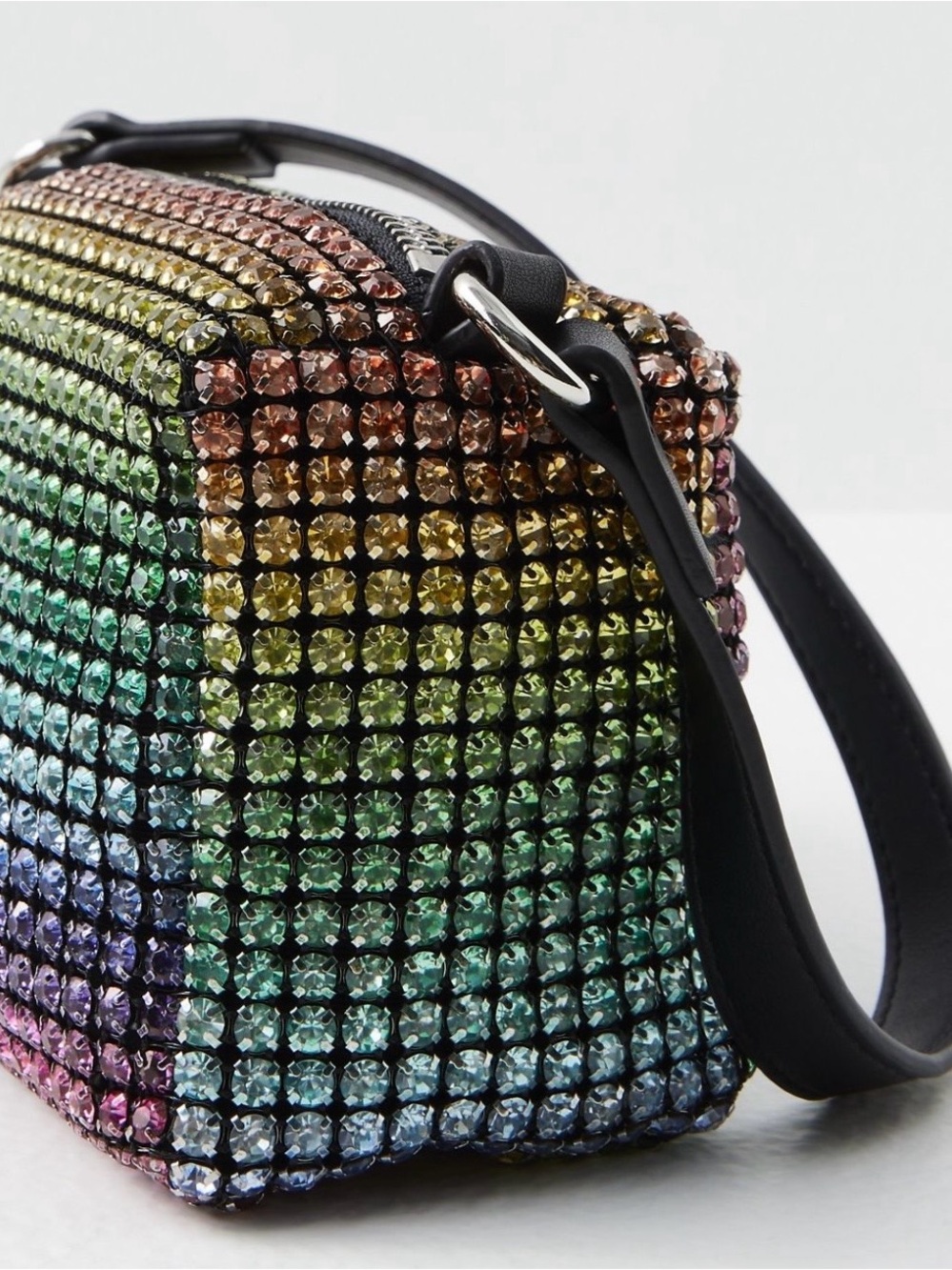 Free People Multicolor Crystal MiniBag - Pink, Green - Picture 2 of 9